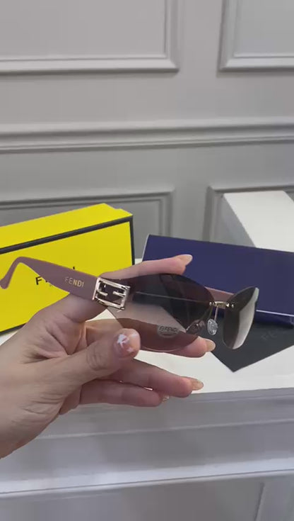 Lentes FENDI - Modelo curvo Nude