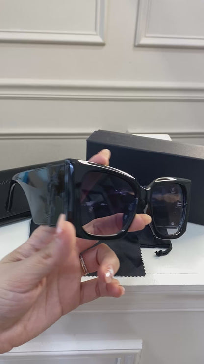 Lentes YSL - Modelo negro