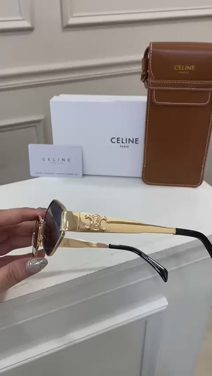 Lentes Celine – Rombo Negro oro