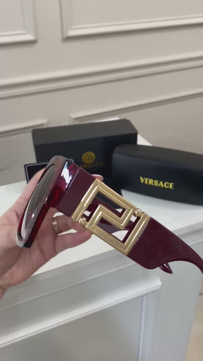 Lentes Versace –  Tinto chic