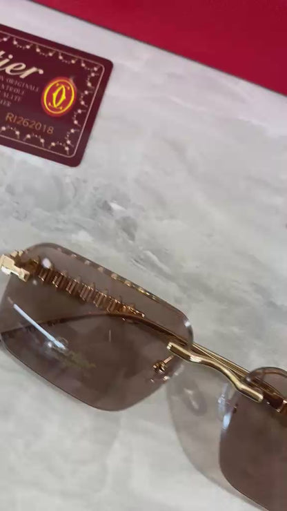 Lentes Cartier - 1526 Oro Nude